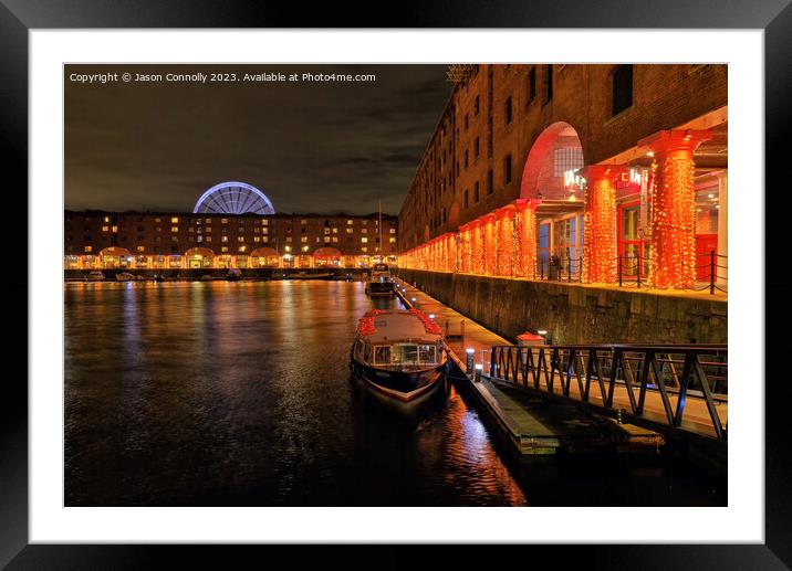 Albert Dock, Liverpool. Framed Mounted Print by Jason Connolly