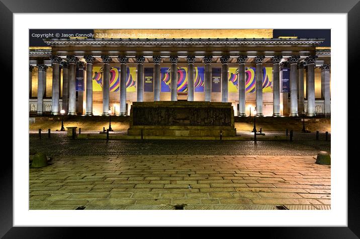 St George's Hall, Liverpool Framed Mounted Print by Jason Connolly