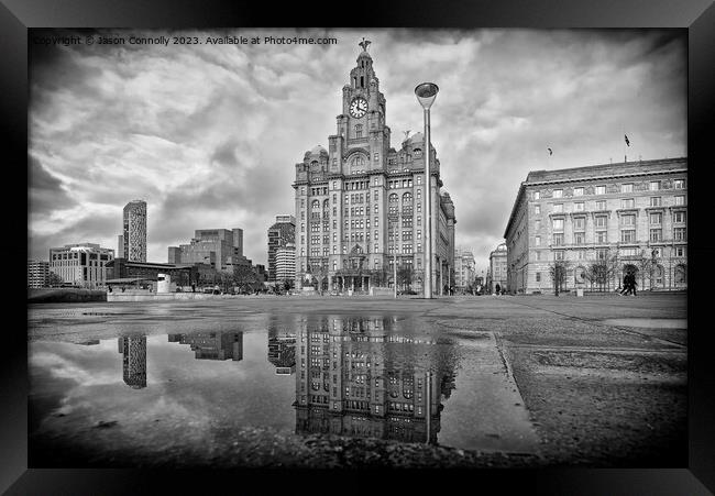 The Royal Liver Building, Liverpool. Framed Print by Jason Connolly