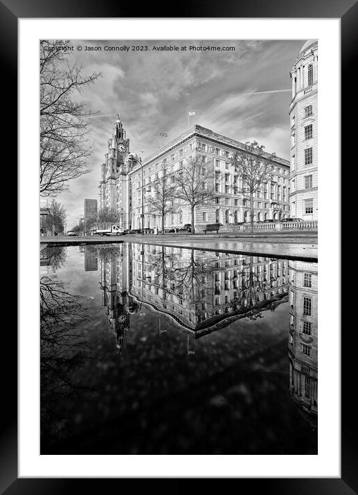 Liverpool Waterfront. Framed Mounted Print by Jason Connolly