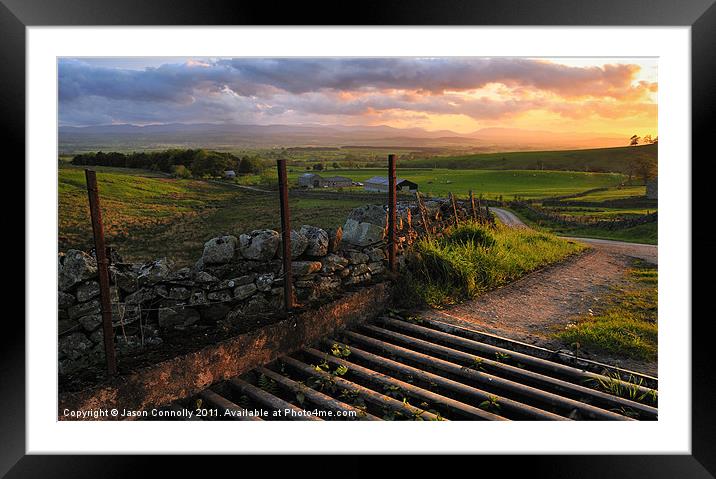 The Road To Eden Framed Mounted Print by Jason Connolly