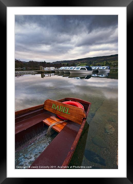 Isabel, Coniston Framed Mounted Print by Jason Connolly