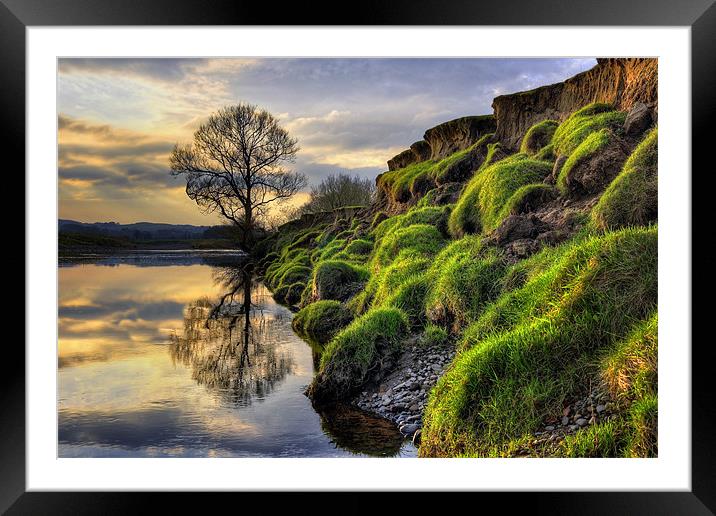 Along The Banks Of The River Lune Framed Mounted Print by Jason Connolly