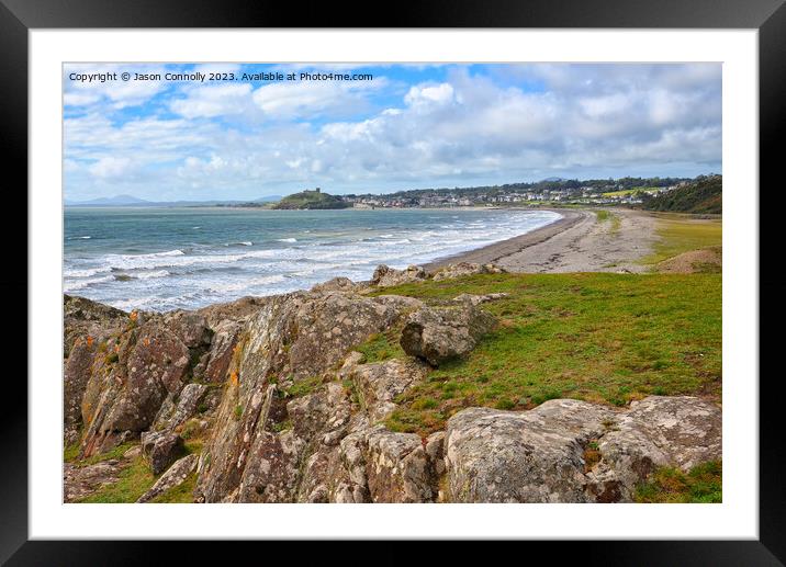 Criccieth, North Wales. Framed Mounted Print by Jason Connolly