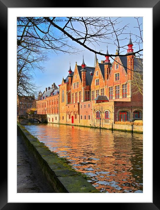 Beautiful Brugge. Framed Mounted Print by Jason Connolly