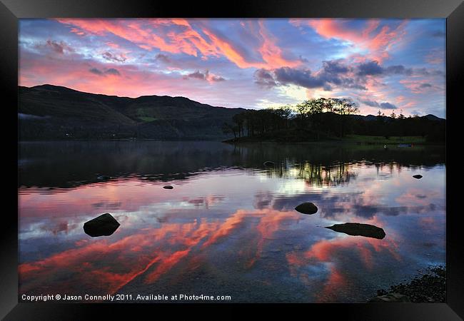 Derwentwater Dreams.. Framed Print by Jason Connolly