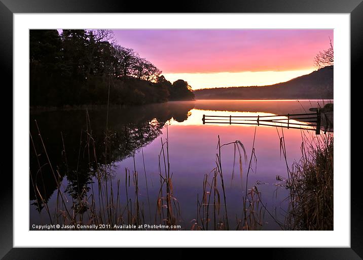 New Light At Derwentwater Framed Mounted Print by Jason Connolly