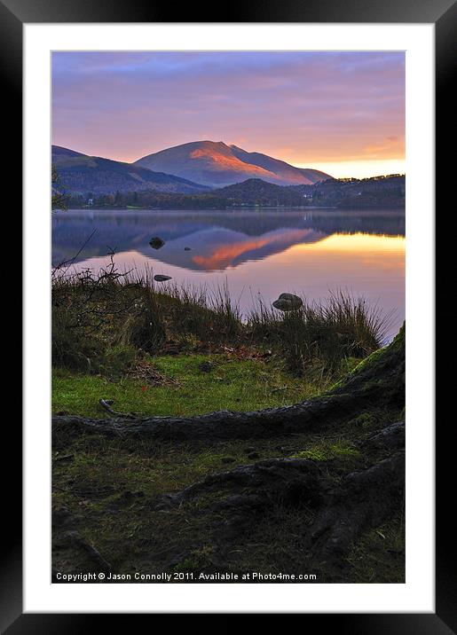 Views Across Derwentwater Framed Mounted Print by Jason Connolly