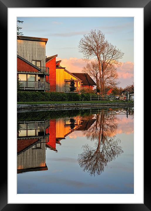 Golden Hour Reflections Framed Mounted Print by Jason Connolly