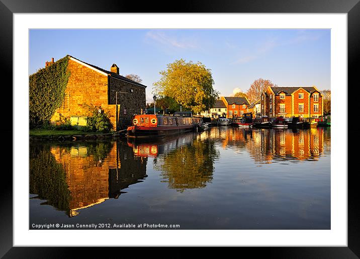 Reflections At Th'owd Tithe Barn Framed Mounted Print by Jason Connolly
