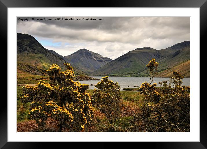 Wast Water Views Framed Mounted Print by Jason Connolly