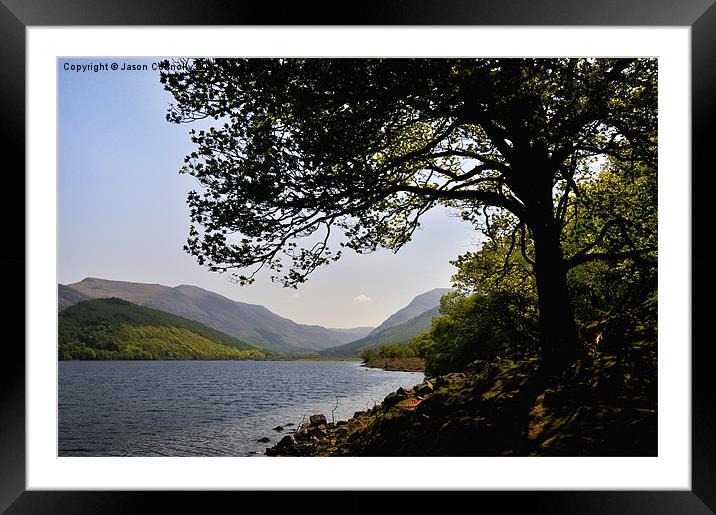 Sheltered At Ennerdale Framed Mounted Print by Jason Connolly