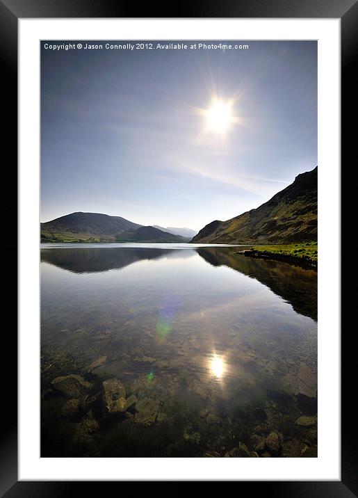 Ennerdale Sunshine Framed Mounted Print by Jason Connolly