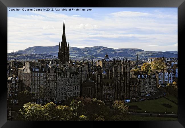Edinburgh Views Framed Print by Jason Connolly