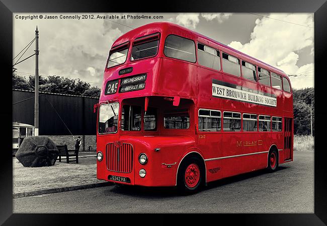 Midland Red Bus Framed Print by Jason Connolly