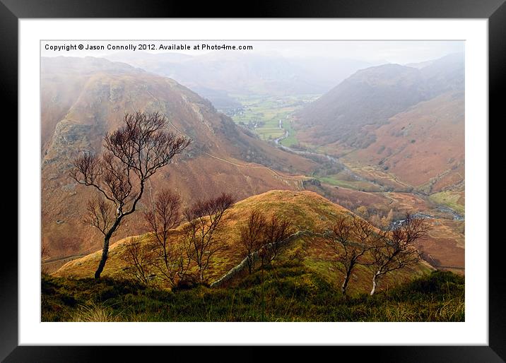 Newlands Valley Views Framed Mounted Print by Jason Connolly