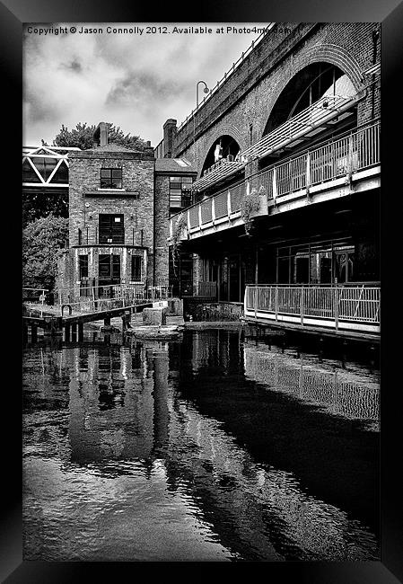 Lock 91, Rochdale canal, Manchester Framed Print by Jason Connolly