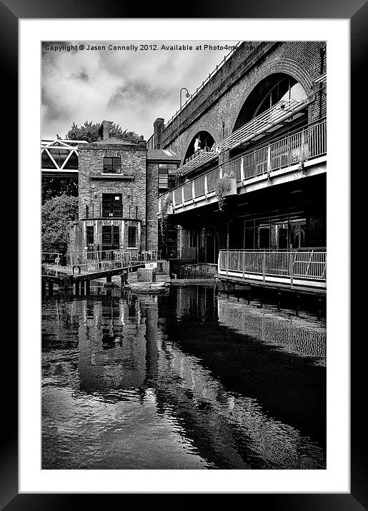 Lock 91, Rochdale canal, Manchester Framed Mounted Print by Jason Connolly