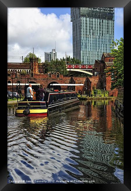 Bridgewater Canal, manchester Framed Print by Jason Connolly