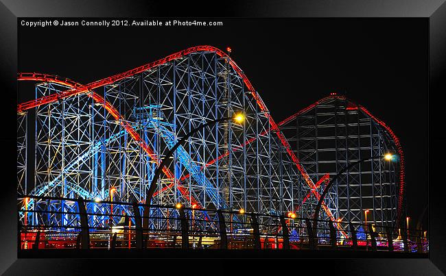 Big One, Blackpool Framed Print by Jason Connolly