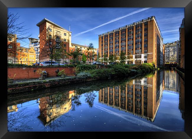 Rochdale Canal, manchester Framed Print by Jason Connolly