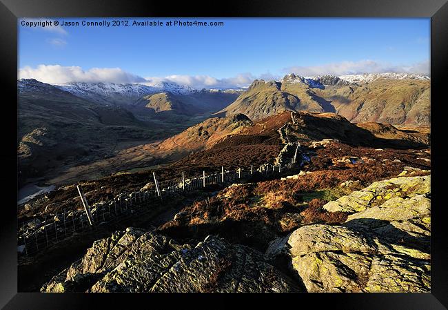 Langdales Framed Print by Jason Connolly