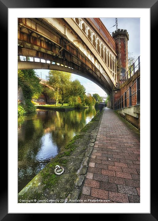 The Towpath Framed Mounted Print by Jason Connolly