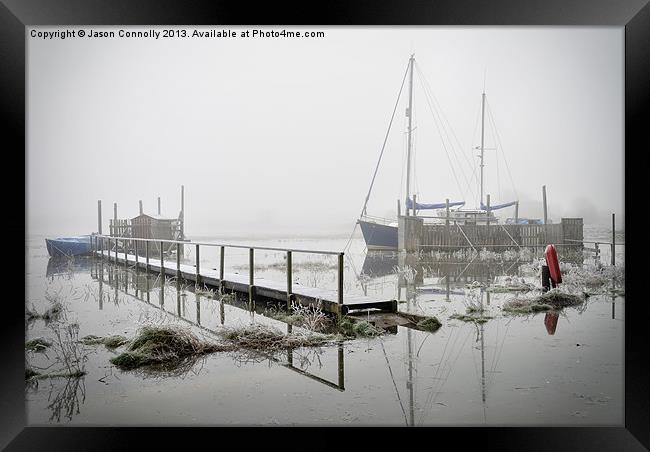 Frosty And Flooded Framed Print by Jason Connolly