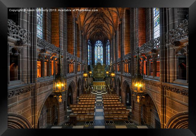 The Lady Chapel Framed Print by Jason Connolly