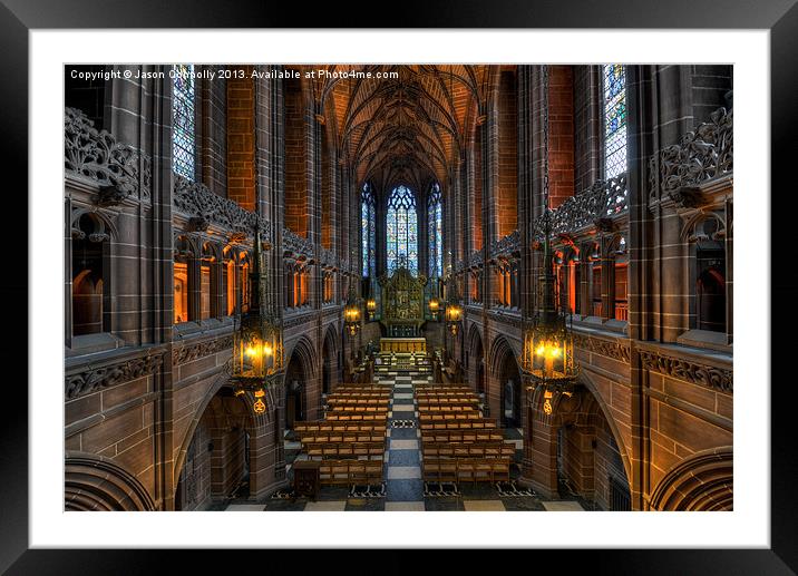 The Lady Chapel Framed Mounted Print by Jason Connolly
