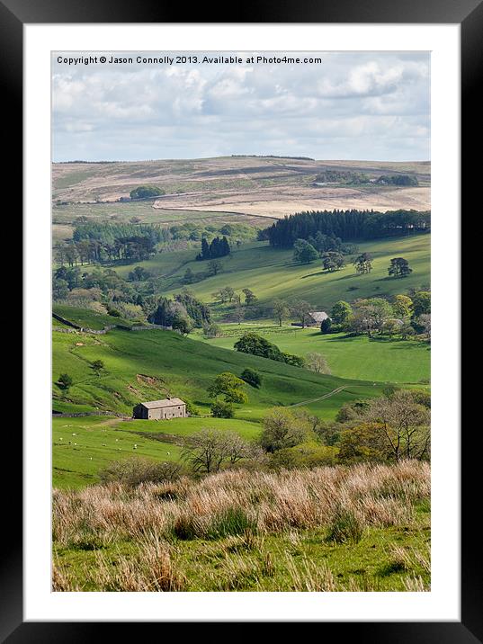 Bowland Views Framed Mounted Print by Jason Connolly