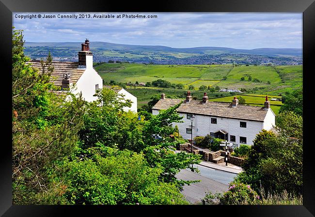 Newchurch In Pendle Framed Print by Jason Connolly
