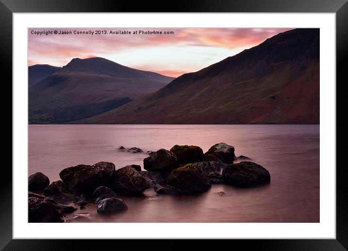 Wastwater, Cumbria. Framed Mounted Print by Jason Connolly
