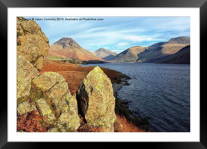 Wastwater Framed Mounted Print by Jason Connolly