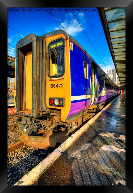 Class 156 DMU Framed Print by Jason Connolly