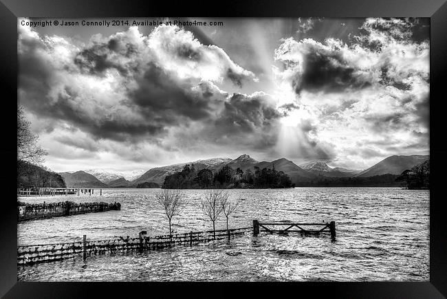 Derwentwater, Cumbria Framed Print by Jason Connolly