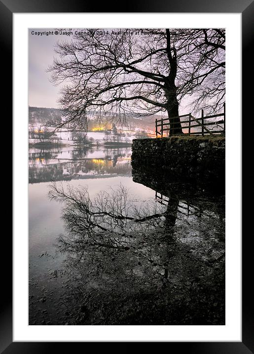 Coniston Reflections Framed Mounted Print by Jason Connolly