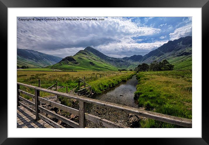 Fleetwith Pike And Haystacks Framed Mounted Print by Jason Connolly