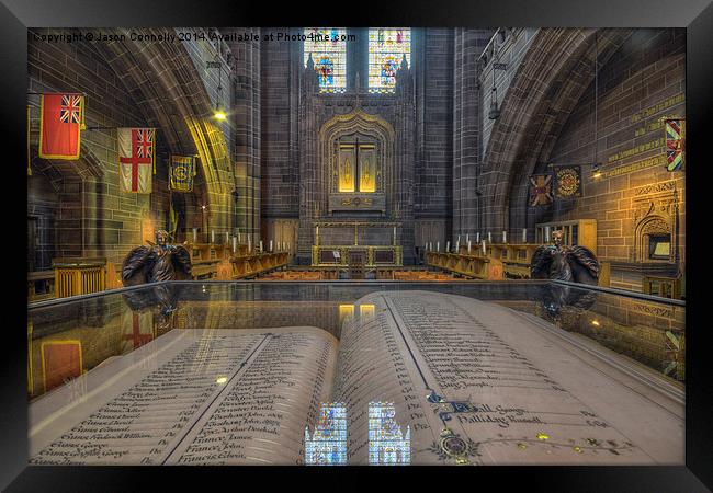 Liverpool Cathedral Framed Print by Jason Connolly