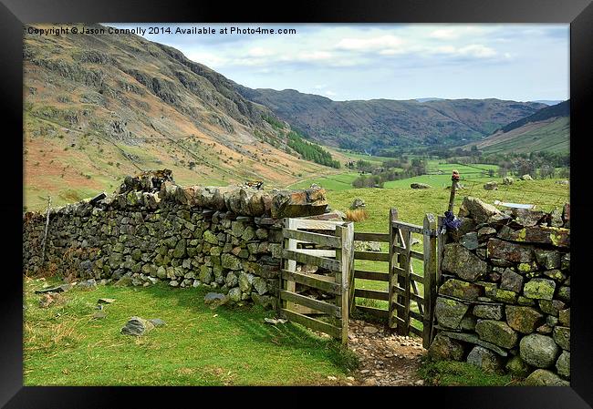 The Great Langdale Valley Framed Print by Jason Connolly