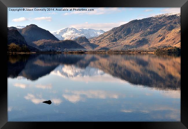 Derwentwater And Borrowdale Framed Print by Jason Connolly