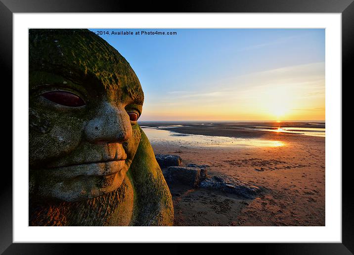 The Cleveleys Ogre Framed Mounted Print by Jason Connolly
