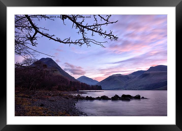 Wastwater Dawn Framed Mounted Print by Jason Connolly