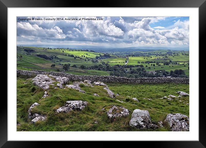  Malham Views Framed Mounted Print by Jason Connolly