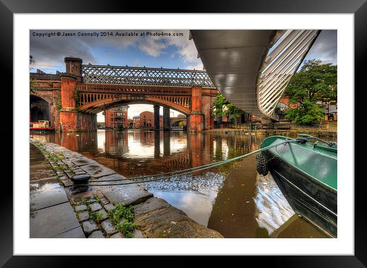  Castlefield Reflections Framed Mounted Print by Jason Connolly