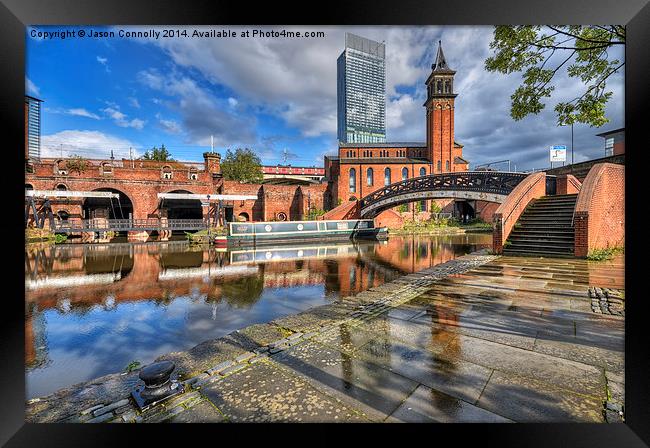  Castlefield Reflections Framed Print by Jason Connolly