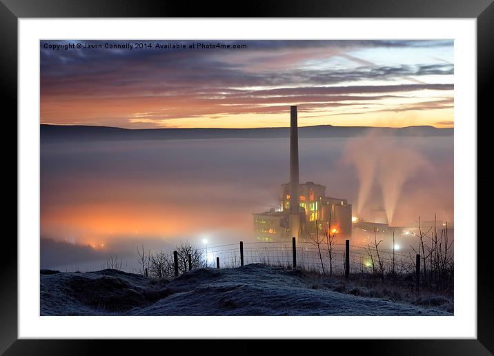  Castleton Sunrise Framed Mounted Print by Jason Connolly