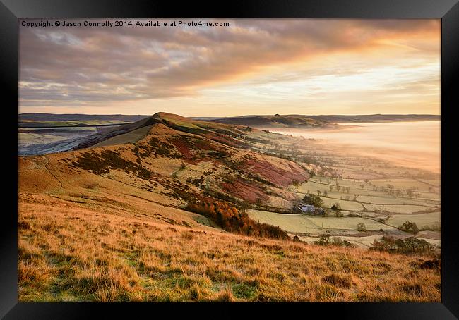  Along The Great Ridge Framed Print by Jason Connolly