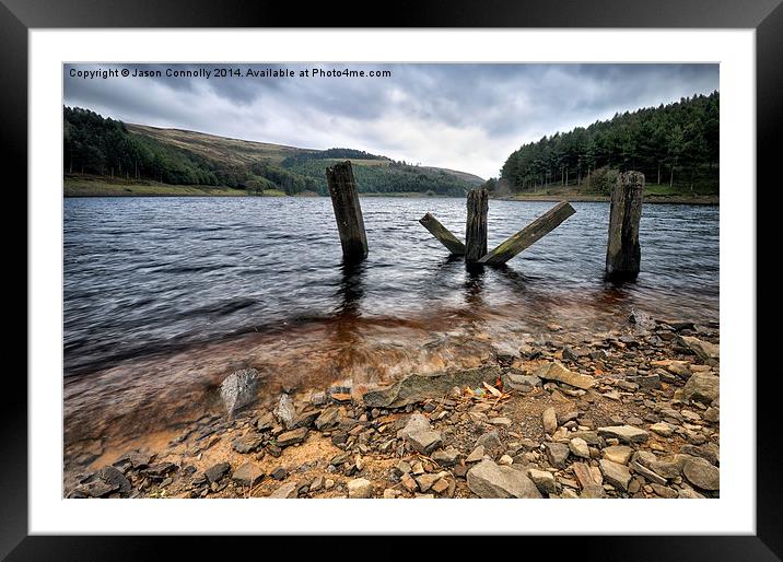  Derwent Reservoir, Derbyshire. Framed Mounted Print by Jason Connolly