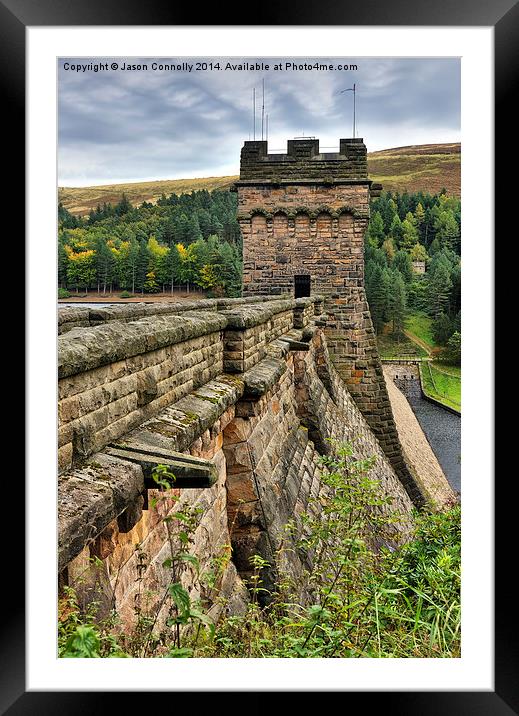  Derwent Dam, Derbyshire Framed Mounted Print by Jason Connolly